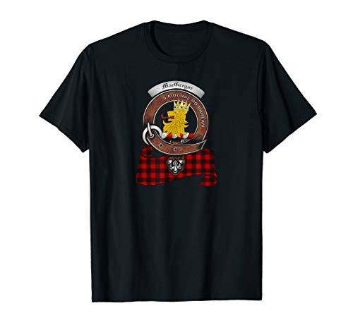 MacGregor Clan Badge w/Rob Roy Tartan T-Shirt