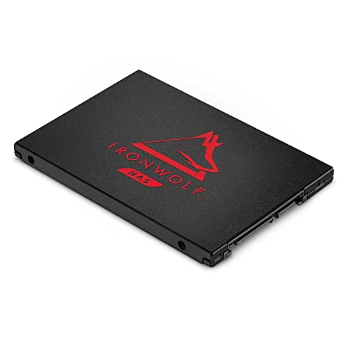 Image of Seagate IronWolf 125 SSD, 4TB, NAS, Internal SSD, 2.5 Inch, SATA, 6GB /s, speeds of up to 560MB /s, 0.7 DWPD endurance and 24x7 performance for Creative Pro, 3 year Rescue Services (ZA4000NM1A002)