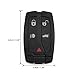 uxcell New 5 Buttons Uncut Insert Key Fob Remote Control Case Shell Replacement 3043A-TX9 for Land for Rover Freelander Discovery 2