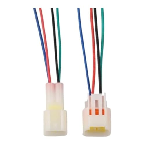 Connecteur 4 broches mâle femelle pour réparer un faisceau moto