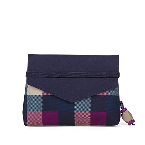 Satch Beauty Wallet - Umhängetasche mit großem Hauptfach und Spiegel, extra Reißverschlussfach - Berry Carry - Lila