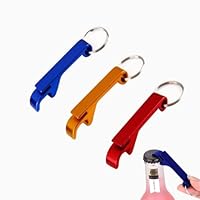 3 Stück Flaschenöffner Schlüsselanhänger, Bieröffner Schlüsselring, Bier Flaschenöffner, Bottle Opener Schlüssel Keychain
