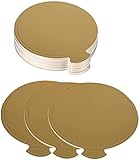 Material: los tableros para pasteles de mousse están hechos de papel de alta calidad, duradero, liviano y resistente.