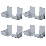 support mural pour papier toilette Contenu du paquet : vous recevrez 8 (4 paires) supports pour sacs poubelle. Ces supports de rangement présentent une surface lisse et sans bavures pour une organisation sans effort. Les supports muraux pour sacs poubelle sont fabriqués en HIPS, un matériau offrant une grande rigidité et une résistance à la déformation.