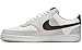 Nike Men's Court Vision Low Shoes Sneaker, Grey Fog/Black-White, 8.5