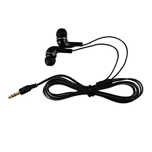in-Ear Earbuds,Creazy 3.5mm Stereo in Ear Earphone Earbud Headphones Headset for Smartphones,Ipad,PC (Black)
