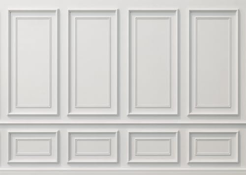 Fondo fotográfico blanco clásico 7x5 ft vintage miniatura 1