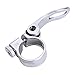 kowaku Bike Seatpost Clamp Aluminum Alloy, Easy to Install Portable, Premium Seat Post Clamp, Quick Release for Folding Bikes, Silver