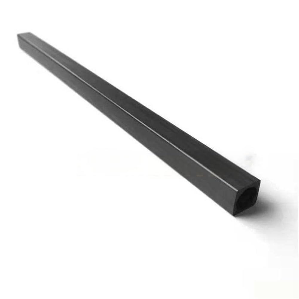 Tubo rectangular de fibra de carbono de 4 piezas, tubos de fibra de carbono con círculo interior y cuadrado exteri0r, tubo cuadrado de fibra de carbono(8x5x500mm)