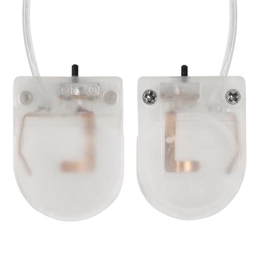 20 Stück CR2032-Batteriehalter, Knopfzellen-Batteriehalter-Gehäuse, CR2032-Batteriehalter, 1 x 3 V CR2032-Knopfzellen-Batteriehalter mit Drahtleitungen – transparent
