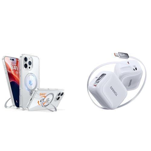 TORRAS FlexLine 40W Dual-Port USB C Charger Block & Magnetic Case — Buy Together to Save 15%
