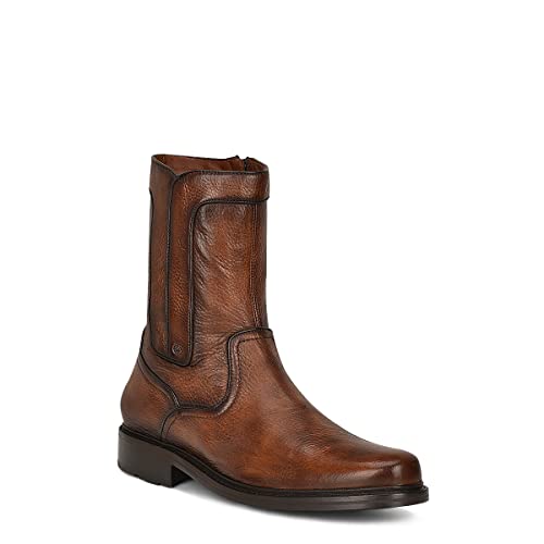 Franco Cuadra Men's Boot in Genuine Deer Leather Black2