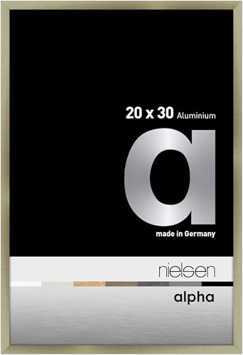 Nielsen Alpha Aluminium Picture Frame 20 x 30 cm Brushed Stainless Steel