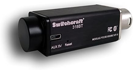 Side view of Switchcraft 318BT showing micro USB port and reset button.