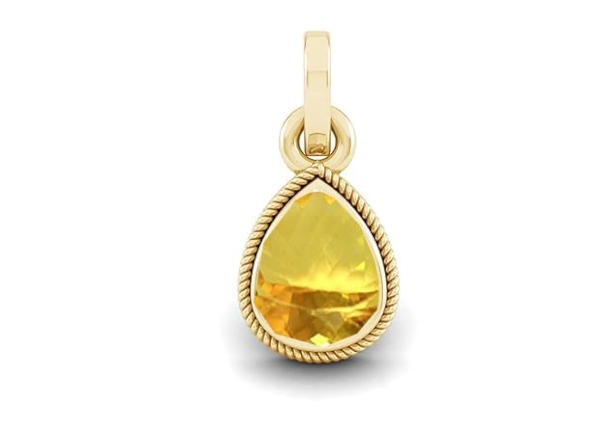 16.25 Ratti Natural Citrine Gold Plated Pendant for All