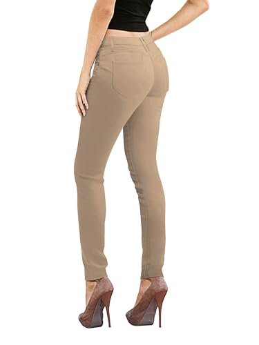 Hybrid & Company Women's Butt Lift Super Comfy Stretch Ripped Skinny Jeans2