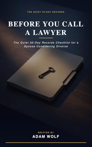 Before You Call a Lawyer: The Quiet 30-Day Records Checklist for a Spouse Considering Divorce Who Has Never Seen the Retirement Accounts (English Edition)