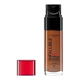 L'Oréal Paris Makeup Infallible up to 24HR Fresh Wear Liquid Longwear Foundation, Lightweight, Breathable, Matte Finish, Medium-Full Coverage, Sweat & Transfer Resistant, Deep Golden, 1 fl. oz.