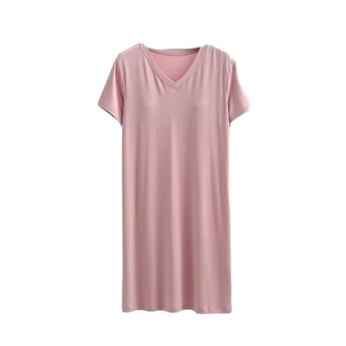 Chemise d'été fluide et douce avec col en V : le pyjama ample manches courtes