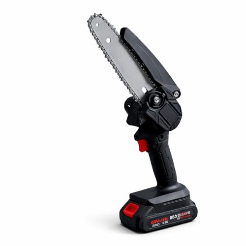 Image of Lapras 𝟏𝟓-𝐘𝐞𝐚𝐫 𝐋𝐨𝐧𝐠-𝐋𝐢𝐟𝐞 𝐖𝐚𝐫𝐫𝐚𝐧𝐭𝐲 Mini Electric Chainsaw, Cordless Chainsaw with Dual Battery, Portable Wood Cutting Machine, Handheld Power Saw for Gardening Tree Cutting