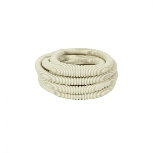 Tubo corrugado Ø16 con macho/hembra Ø18-20 para condensados, 5 MTS.