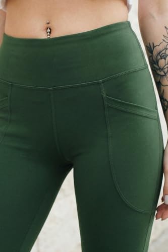 Image of JUNEBERRY Women's Solid Spandex Skinny Fit Activewear Legging | Stretchy, Lightweight & Comfortable for Gym Colors: Black, Navy, Light Grey, Sage, Cocoa, Wine, Mauve.