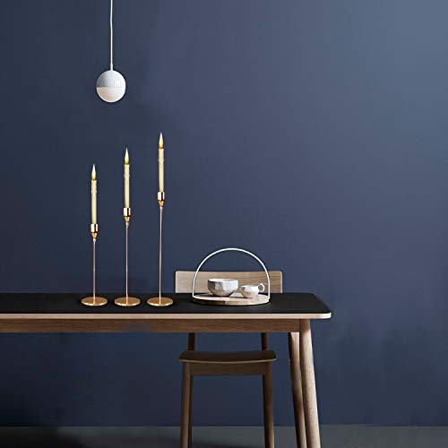 image for Urban Deco Taper Candle Holders Gold Table Decorative Candlestick Hold