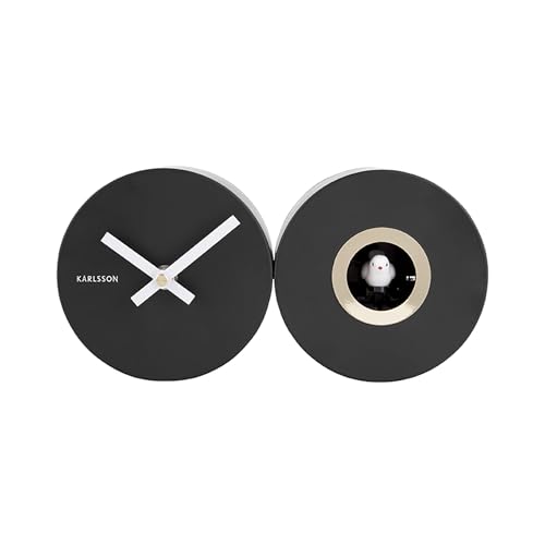 Reloj de pared Duo Cuco Karlsson negro KA5789BK analógico de diseño 4