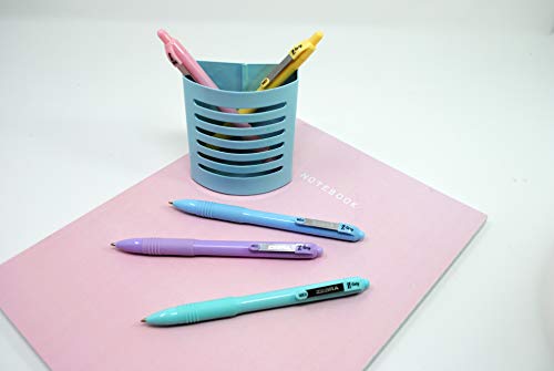 image for Zebra Pen Z-Grip Pastel Retractable Ballpoint Pen 10-Pack, Assorted Co