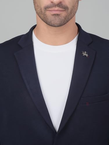 Image of Cantabil Self Design Full Sleeves Notch Lapel Casual Blazer for Men | Casual Blazer for Men | Men Blazer for Casual (P MBZC00057)