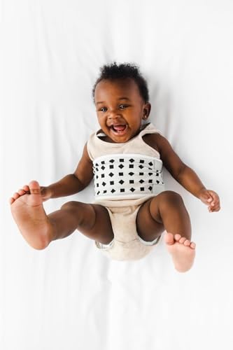 Nanit Breathing Wear Band – Works Pro Baby Monitor to Track Baby's Breathing Motion Sensor-Free, Real-Time Alerts, 100 Percent Cotton, Large (1 Pack), 12-24 Months, Pebble Grey