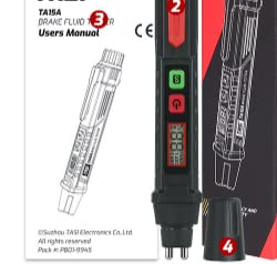 TA15A PenBrake OilTester for DOT 3 DOT4 DOT5.1Brake FluidTester