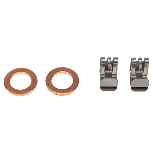 Image of TRQ Rear Brake Pad and Rotor Set Semi Metallic Solid Rotors Calipers