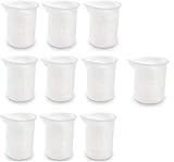 100 ml Kapazität und Präzisionsskala: Unsere Rührbecher mit klaren Skalen und einem transparenten Design, Sie können die Flüssigkeit im Inneren sehen, um Flüssigkeiten hinzuzufügen, zu messen und anzupassen. Tropffreier, abgeschrägter, flexibler Körper für Genauigkeit und Bequemlichkeit.