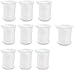 Vasos de silicona para resina, 10 unidades, multiusos, vasos medidores de silicona, herramientas de pegamento de resina y hornear en casa (100 ml)
