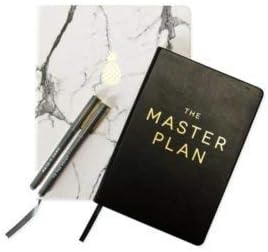 Deluxe Journal and Pen Set, Marble and Black