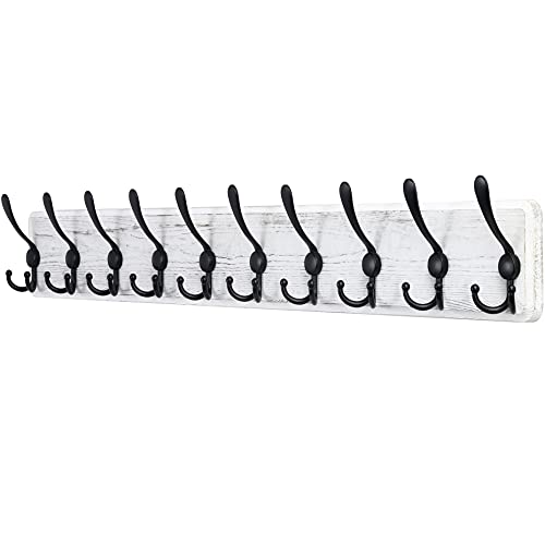 BigDean Wandhaken Hirsch 5x Set - Gusseisen Garderobenhaken Rustikal