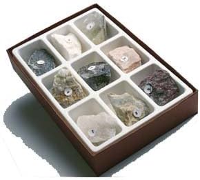 Mohs Scale of Hardness w/ Diamond Rock Mineral