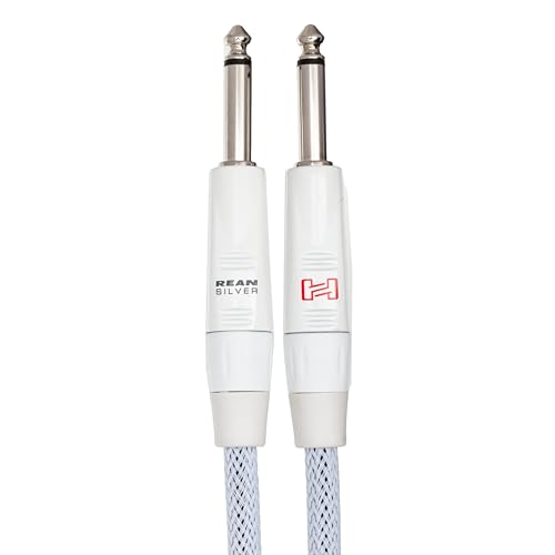 Câble de guitare Hosa Pro blanc 4,5 m avec connecteurs haute fidélité