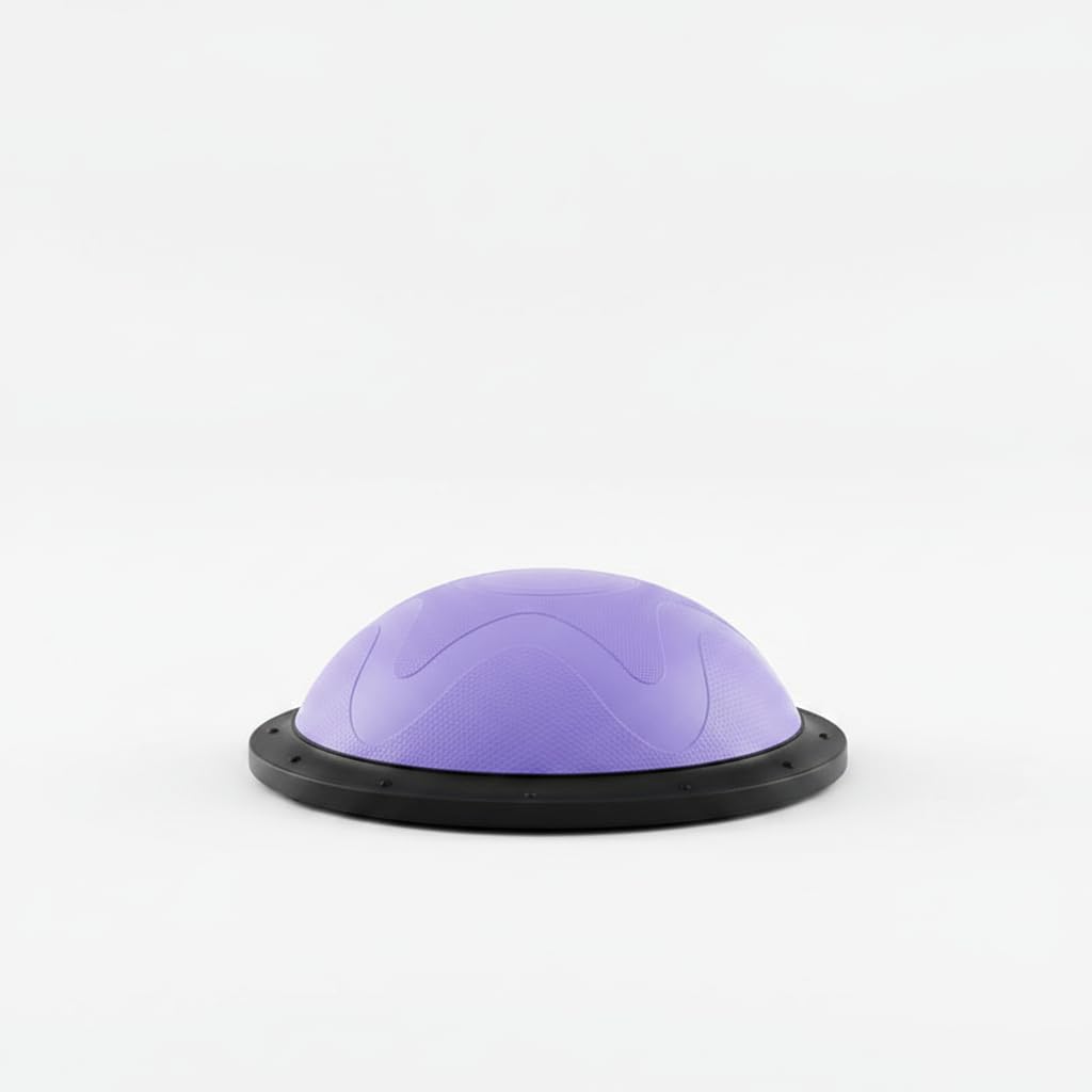 Half Balance Ball Trainer for Pilates and Core Training 46 * 19cm Purple-image-31