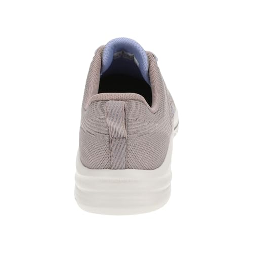 Skechers Women's Go Walk 8 Britt Sneaker, Taupe/Blue, 7