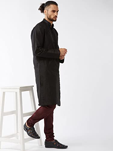 Image of Mother VM Mens Silk Blend Pyjama - Stylish Lounge Wear for Relaxation and Sleep | Regular Premium Cotton, Elastic Waist, and Classic Design for Ultimate Comfort
