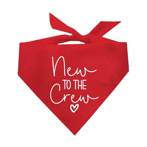 New to The Crew Dog Bandana (Red, OS 381) GB