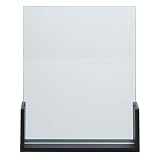 Cal-Mil 1510-811 U-Frame Tabletop Cardholder, 8.5" W x 1" D x 11" H, Black