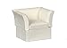 Produktbild Melody Jane Puppenhaus Creme Art Deco Sessel Miniatur Wohnzimmer Möbel