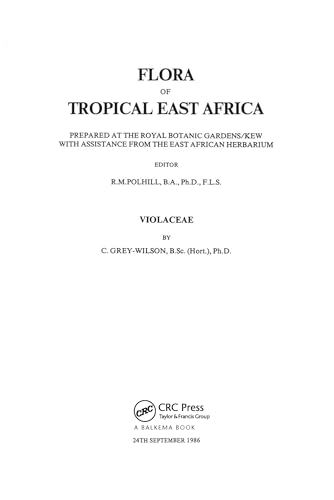 Flora of Tropical East Africa - Violaceae (1986) (English Edition)