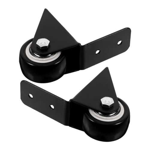 DOITOOL 2個 家具用静音キャスター ユニバーサルワークベンチ キャビネット交換用ホイール 耐荷重設計で簡単取り付け可能 引き出しや収納家