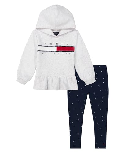 Image of Tommy Hilfiger Girls' 2-Piece Set, Shirt with Leggings