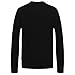 Nautica Boys' Long Sleeve Crew Neck Sweater, True Black, 8