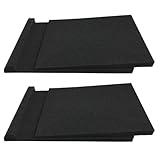 Kaeltsyn 2 Stück Stoßdämpfungsschwämme für Lautsprecher und Elektronik, Vibrationskontrolle und Sicherheitsgarantien, Lautsprecher Isolationspad